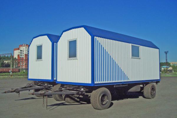 Прицеп-здание мобильное контейнерного типа 